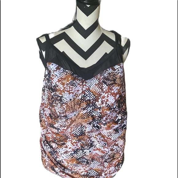 {NWOT} ~ sheer top - one piece - like an animal print - Picture 2 of 6